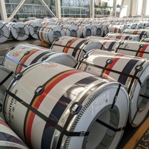 Gulungan baja Galvalume pra-cat yang dilapisi warna